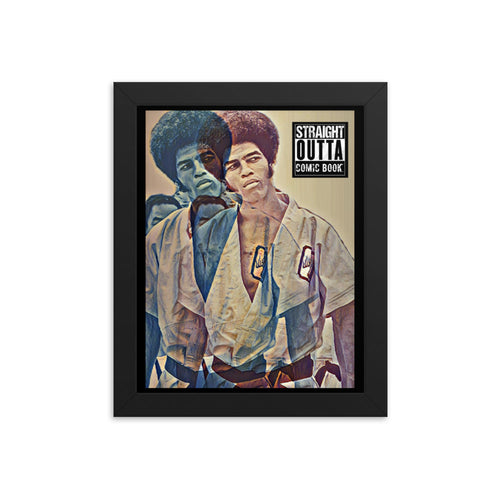Jim Kelly - Straight Outta Comic Book Framed Poster